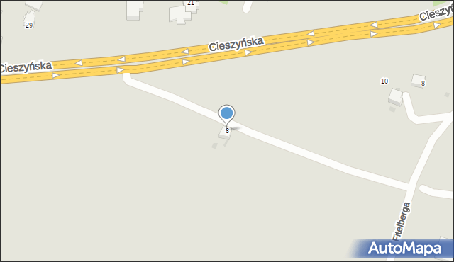 Mikołów, Wierzbowa, 8, mapa Mikołów