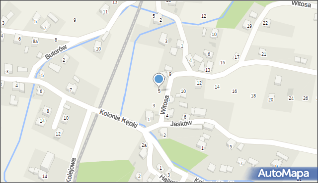 Milówka, Witosa Wincentego, 5, mapa Milówka