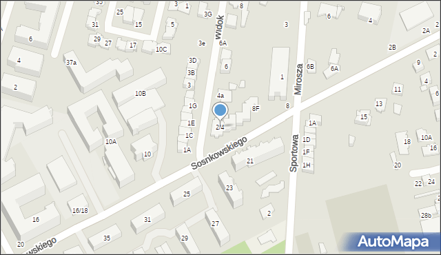 Mińsk Mazowiecki, Widok, 2/4, mapa Mińsk Mazowiecki