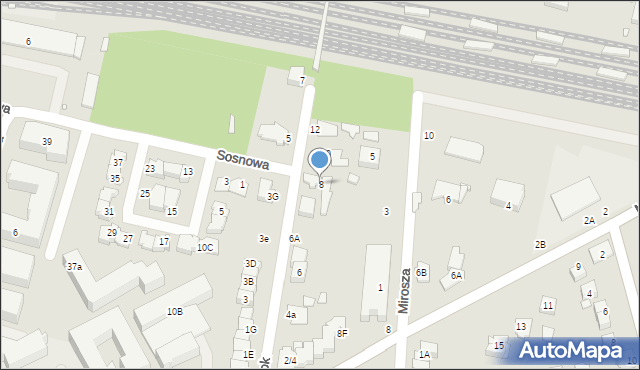 Mińsk Mazowiecki, Widok, 8, mapa Mińsk Mazowiecki