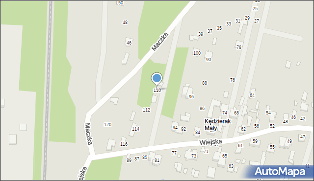 Mińsk Mazowiecki, Wiejska, 110, mapa Mińsk Mazowiecki