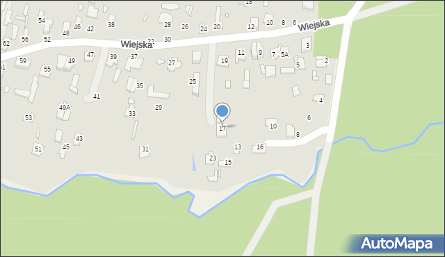 Mińsk Mazowiecki, Wiejska, 17, mapa Mińsk Mazowiecki