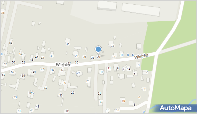 Mińsk Mazowiecki, Wiejska, 20, mapa Mińsk Mazowiecki