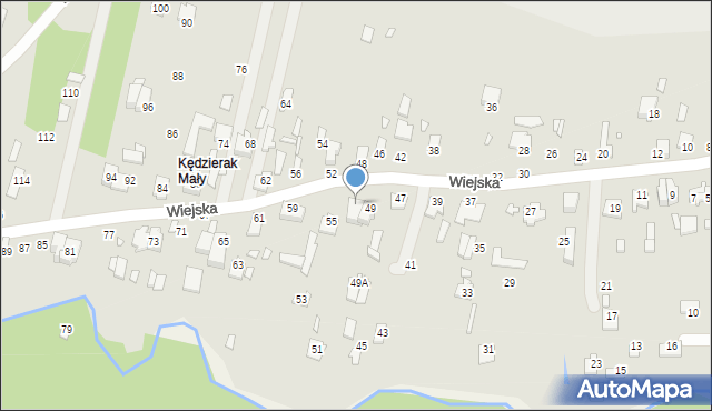 Mińsk Mazowiecki, Wiejska, 51A, mapa Mińsk Mazowiecki