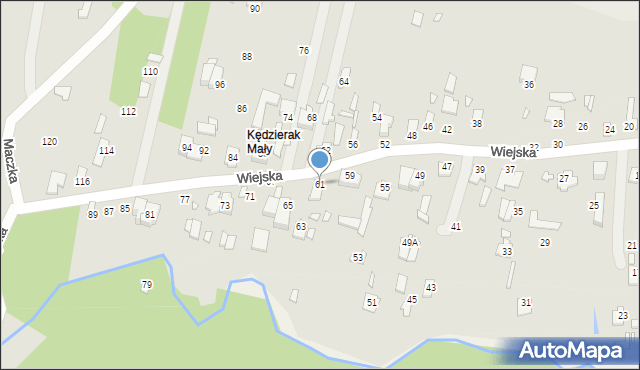 Mińsk Mazowiecki, Wiejska, 61, mapa Mińsk Mazowiecki