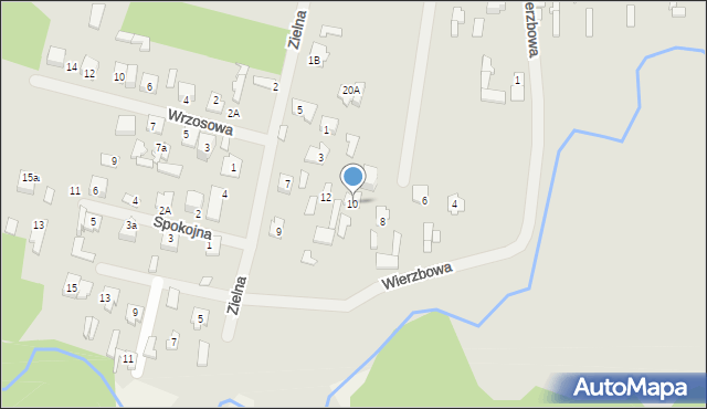 Mińsk Mazowiecki, Wierzbowa, 10, mapa Mińsk Mazowiecki