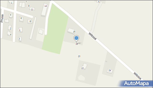 Mochowo Nowe, Witosa Wincentego, 18, mapa Mochowo Nowe
