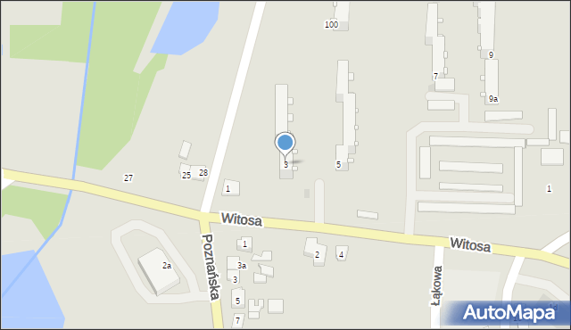 Mogilno, Witosa Wincentego, 3, mapa Mogilno