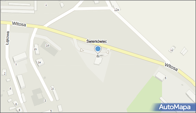 Mogilno, Witosa Wincentego, 6b, mapa Mogilno