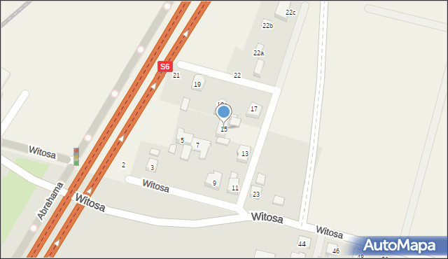 Mosty, Witosa Wincentego, 15, mapa Mosty