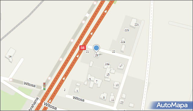 Mosty, Witosa Wincentego, 19, mapa Mosty