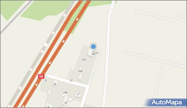 Mosty, Witosa Wincentego, 22c, mapa Mosty