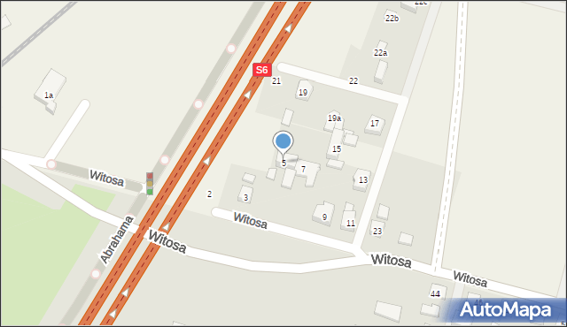 Mosty, Witosa Wincentego, 5, mapa Mosty