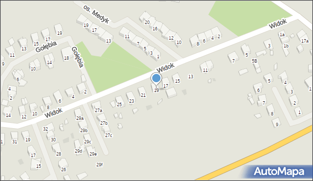 Mrągowo, Widok, 19, mapa Mrągowo