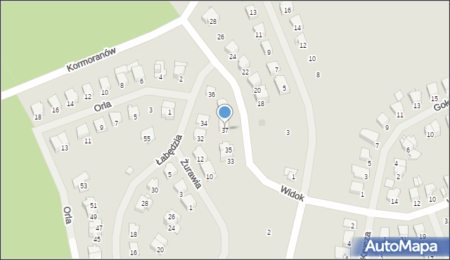 Mrągowo, Widok, 37, mapa Mrągowo