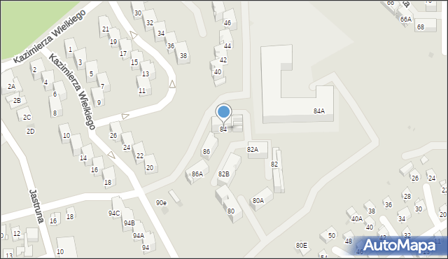 Mysłowice, Wielka Skotnica, 84, mapa Mysłowice
