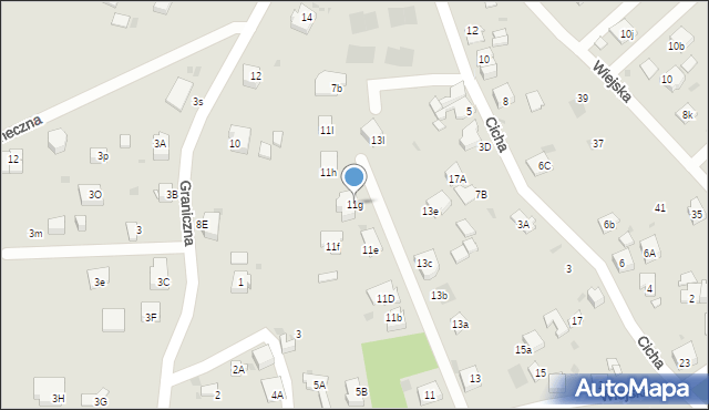 Mysłowice, Wiejska, 11g, mapa Mysłowice