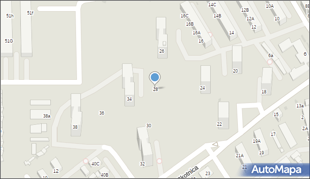 Mysłowice, Wielka Skotnica, 28, mapa Mysłowice