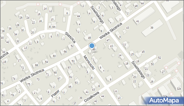 Mysłowice, Wielka Skotnica, 51, mapa Mysłowice