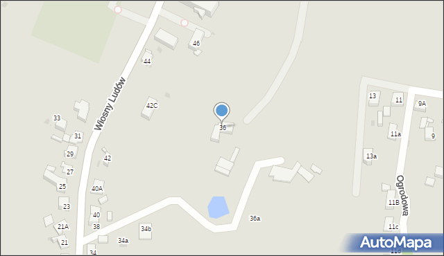 Mysłowice, Wiosny Ludów, 36, mapa Mysłowice