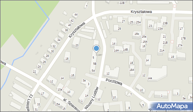 Mysłowice, Wiosny Ludów, 5C, mapa Mysłowice