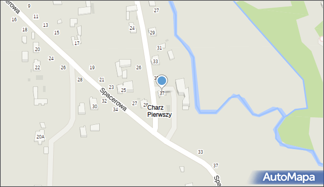Nałęczów, Wiejska, 37, mapa Nałęczów