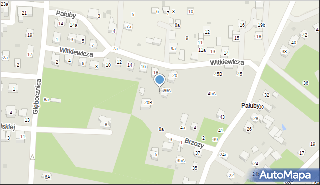Nałęczów, Witkiewicza Jana Koszczyca, 22, mapa Nałęczów