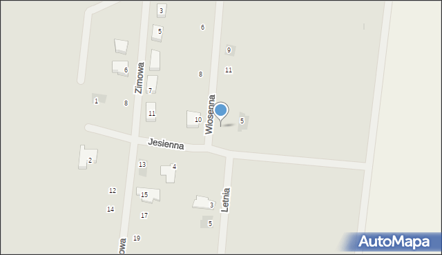 Namysłów, Wiosenna, 15, mapa Namysłów