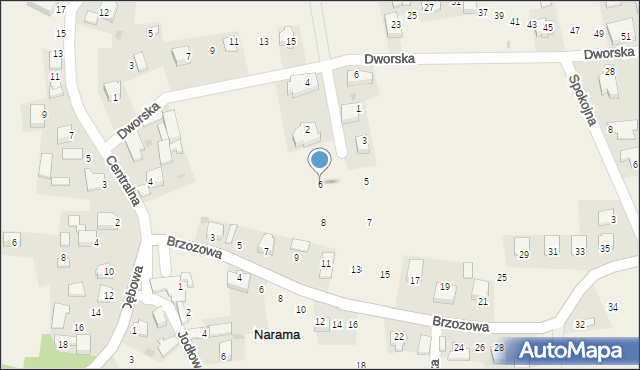 Narama, Wichrowe Wzgórze, 6, mapa Narama