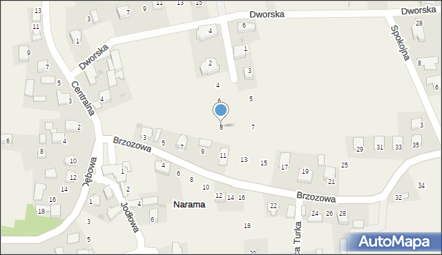 Narama, Wichrowe Wzgórze, 8, mapa Narama