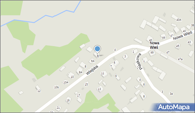 Nasielsk, Wiejska, 6, mapa Nasielsk