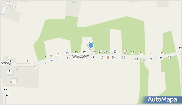 Nawojowa Góra, Wierzpole, 19, mapa Nawojowa Góra