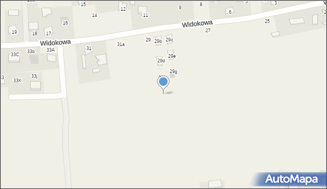 Niedrzwica Duża, Widokowa, 29h, mapa Niedrzwica Duża