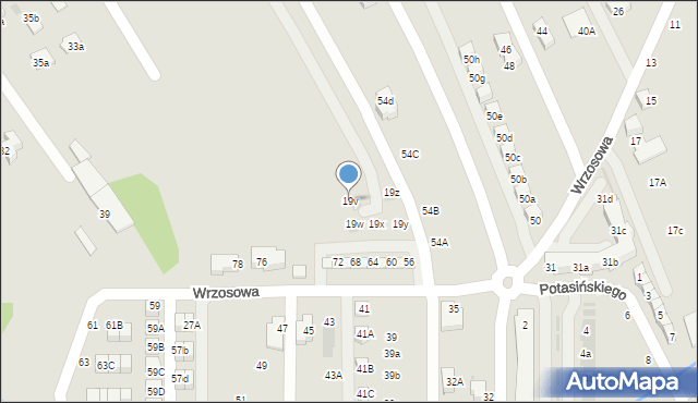 Niepołomice, Wielicka, 19v, mapa Niepołomice