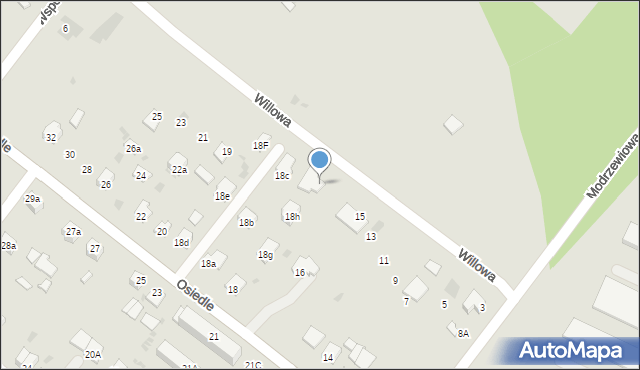 Nisko, Willowa, 17, mapa Nisko