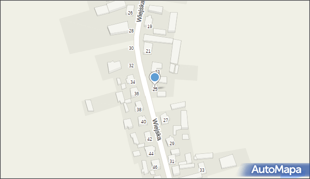 Nochowo, Wiejska, 25, mapa Nochowo