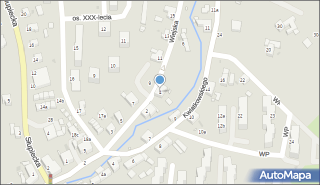 Nowa Ruda, Wiejska, 4, mapa Nowa Ruda