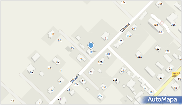 Nowa Wieś Lęborska, Witosa Wincentego, 10, mapa Nowa Wieś Lęborska