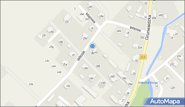 Nowa Wieś Lęborska, Witosa Wincentego, 18c, mapa Nowa Wieś Lęborska
