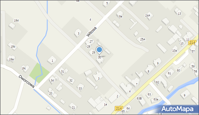 Nowa Wieś Lęborska, Witosa Wincentego, 30, mapa Nowa Wieś Lęborska