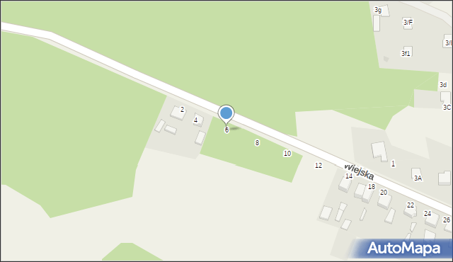 Nowa Wieś Tworoska, Wiejska, 6, mapa Nowa Wieś Tworoska