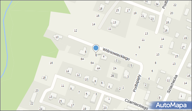 Nowe Gulczewo, Wiśniowieckiego Jeremiego, 6, mapa Nowe Gulczewo