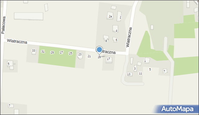 Nowe Miszewo, Wiatraczna, 19, mapa Nowe Miszewo