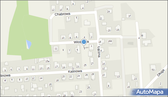 Nowe Miszewo, Wiosenna, 3, mapa Nowe Miszewo