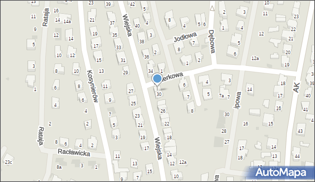 Nowogard, Wiejska, 32, mapa Nowogard