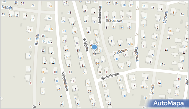 Nowogard, Wiejska, 38, mapa Nowogard