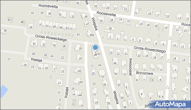 Nowogard, Wiejska, 45, mapa Nowogard