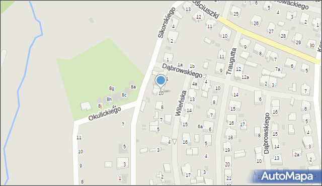 Nowogard, Wileńska, 10, mapa Nowogard