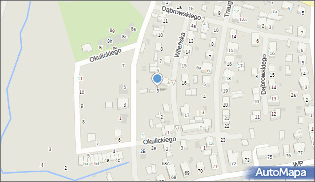 Nowogard, Wileńska, 3, mapa Nowogard