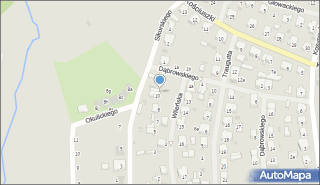 Nowogard, Wileńska, 9, mapa Nowogard